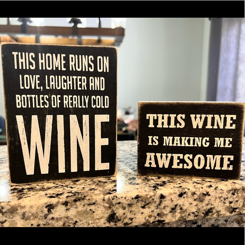 Wine signs